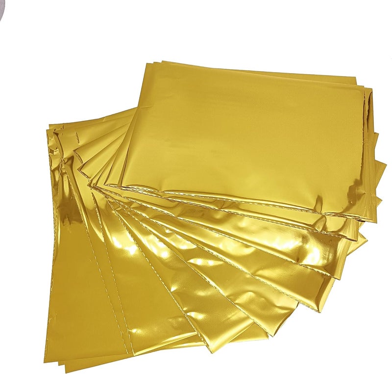 JBQUEEN 50 Sheets A4 Size Reactive Foil Transfer Foil Paper Use Laminator Laser Printer,Golden Transfer Craft Foil for Handmade Craft Accessories - Image 4